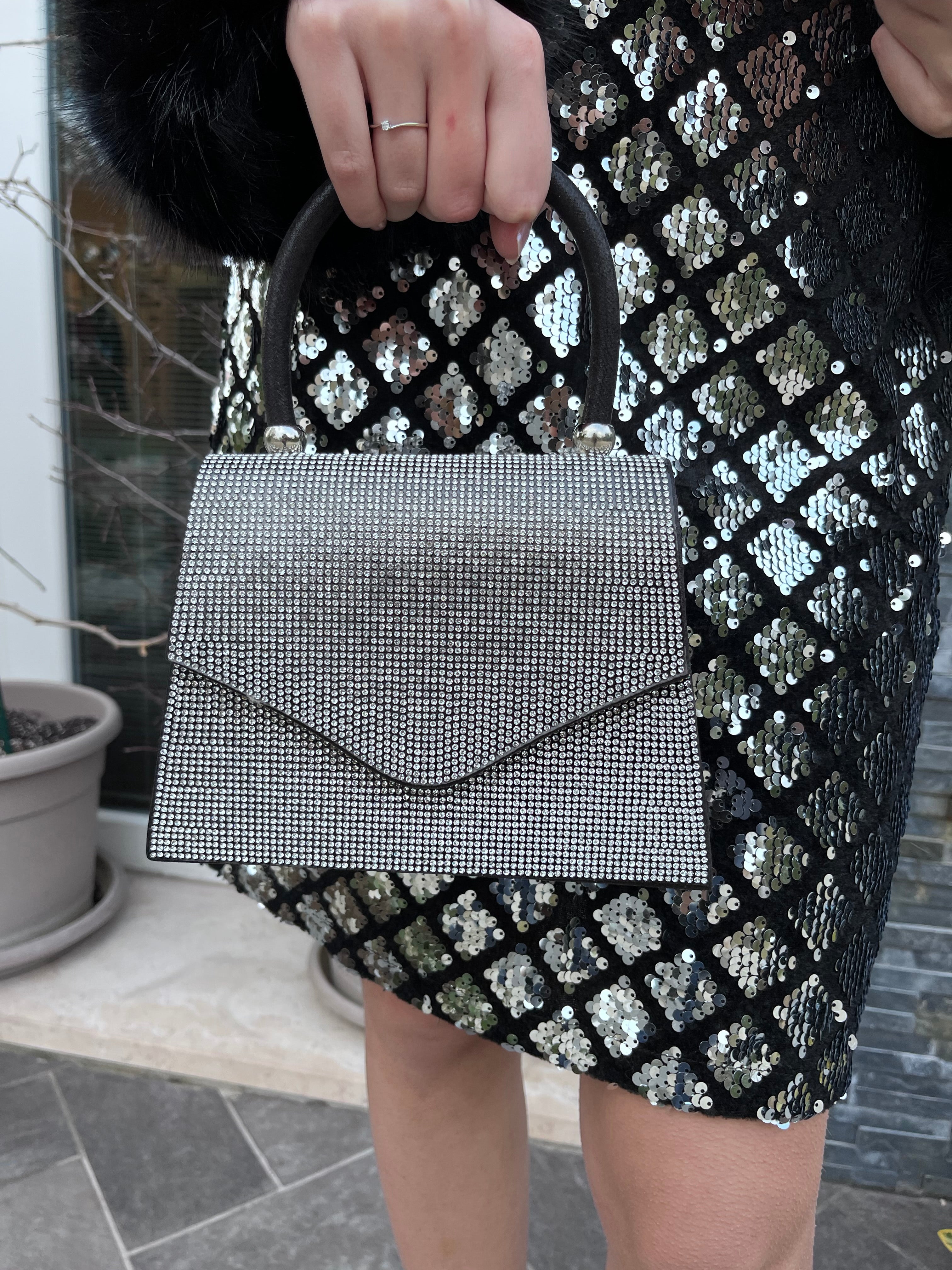 Minibag brillant nero