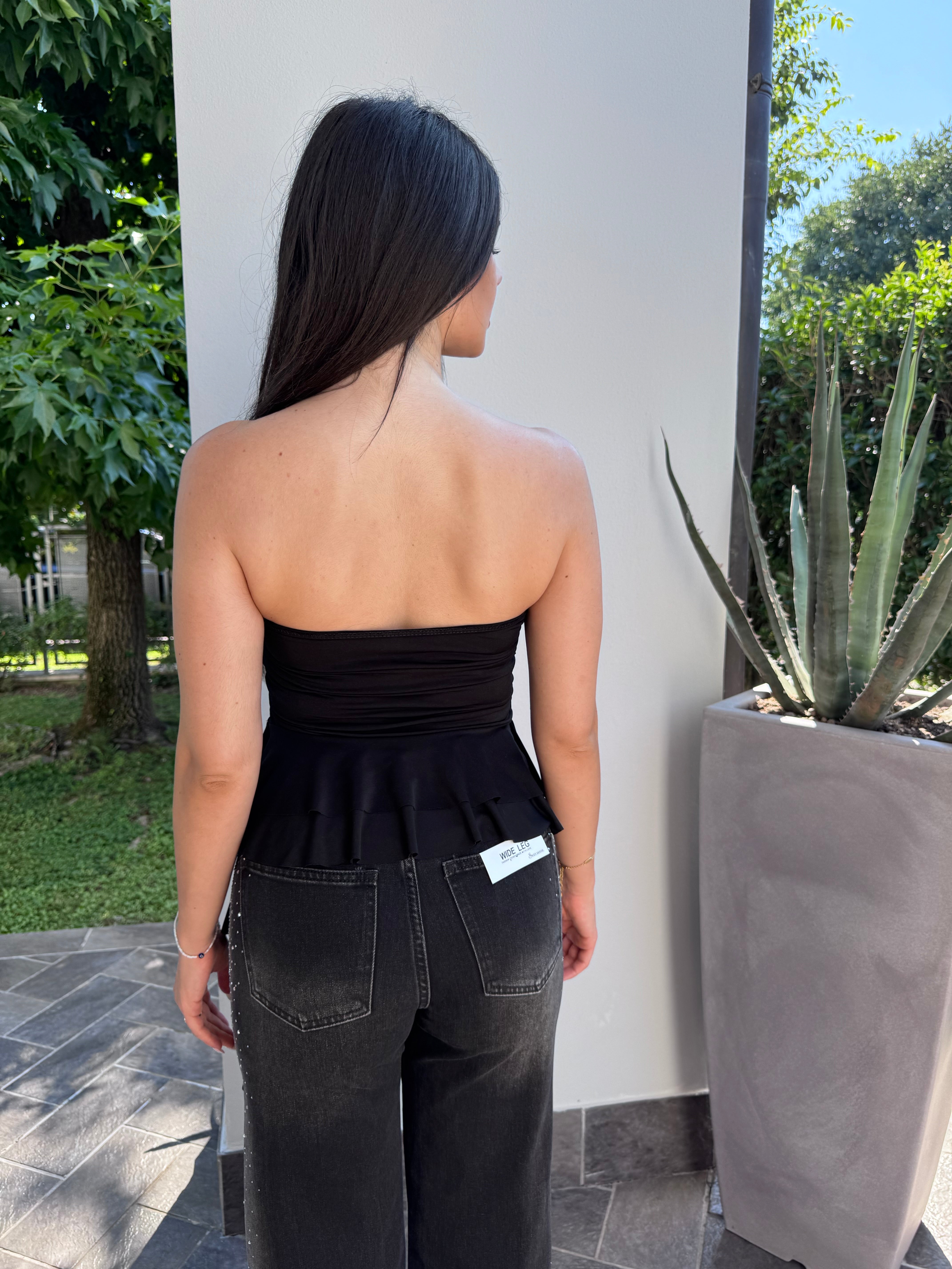 Jeans Swarovski nero