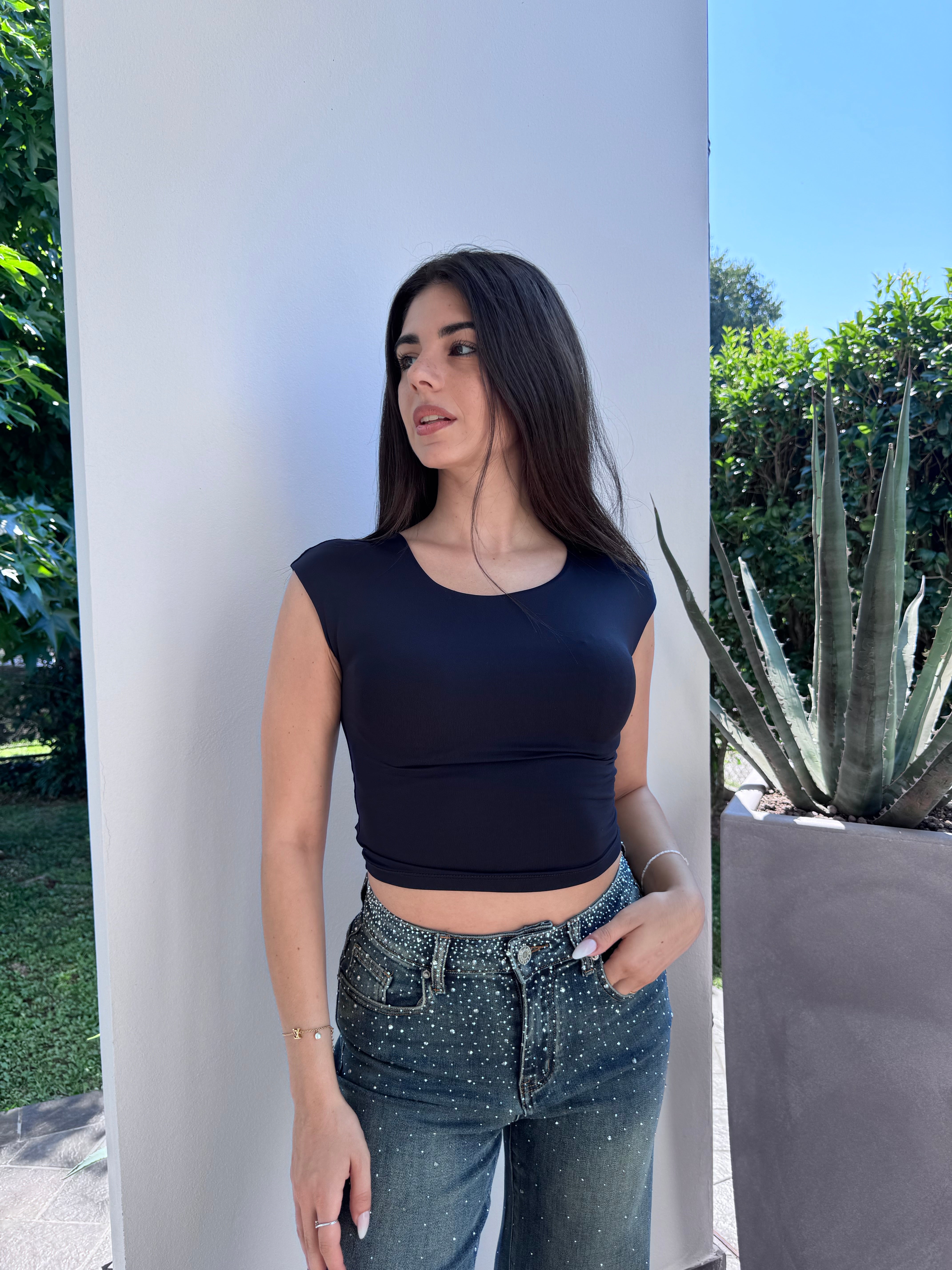 T-shirt crop (2 colori)