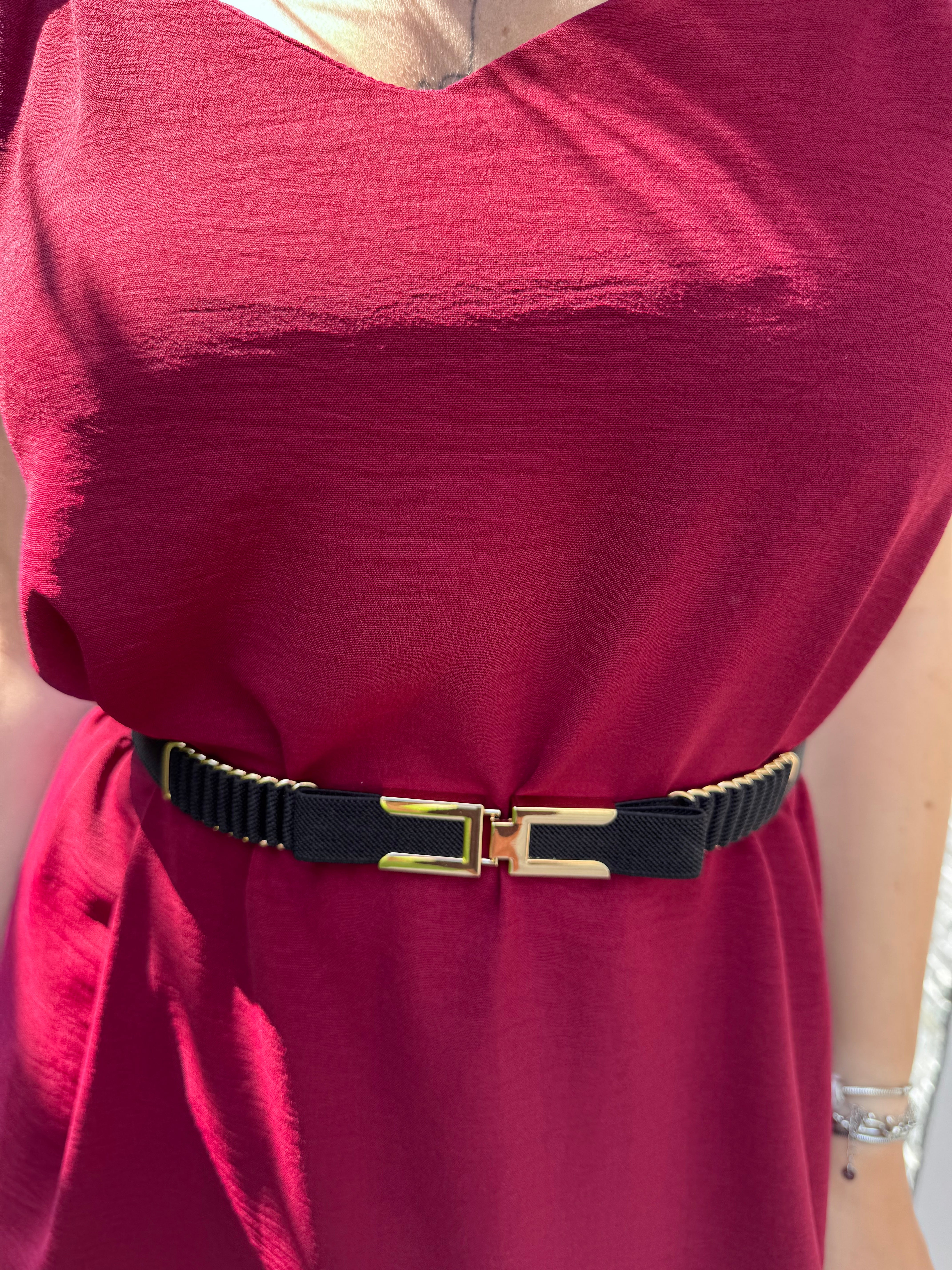 Cinturina black and gold