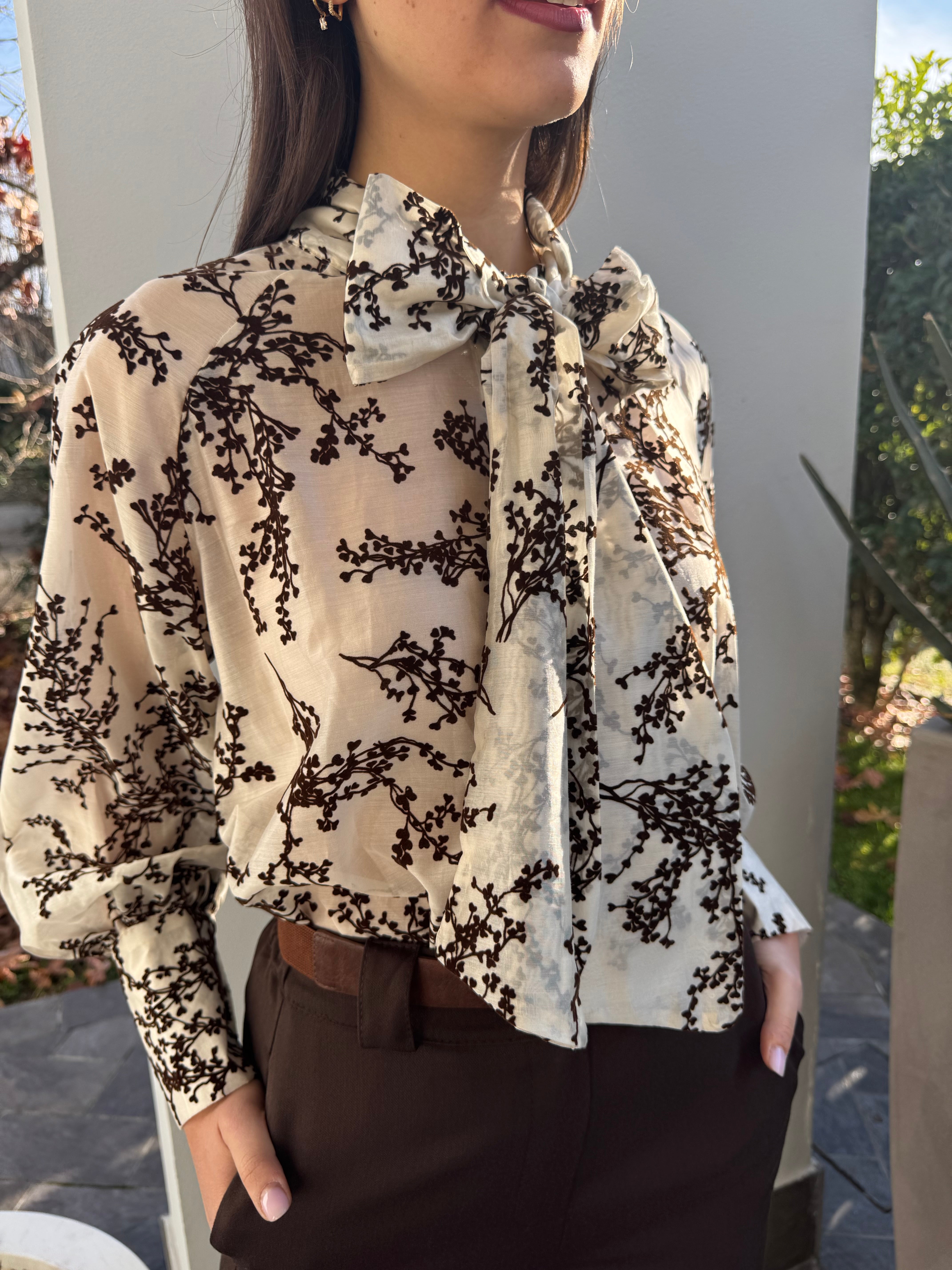 Camicia in tencil arbol