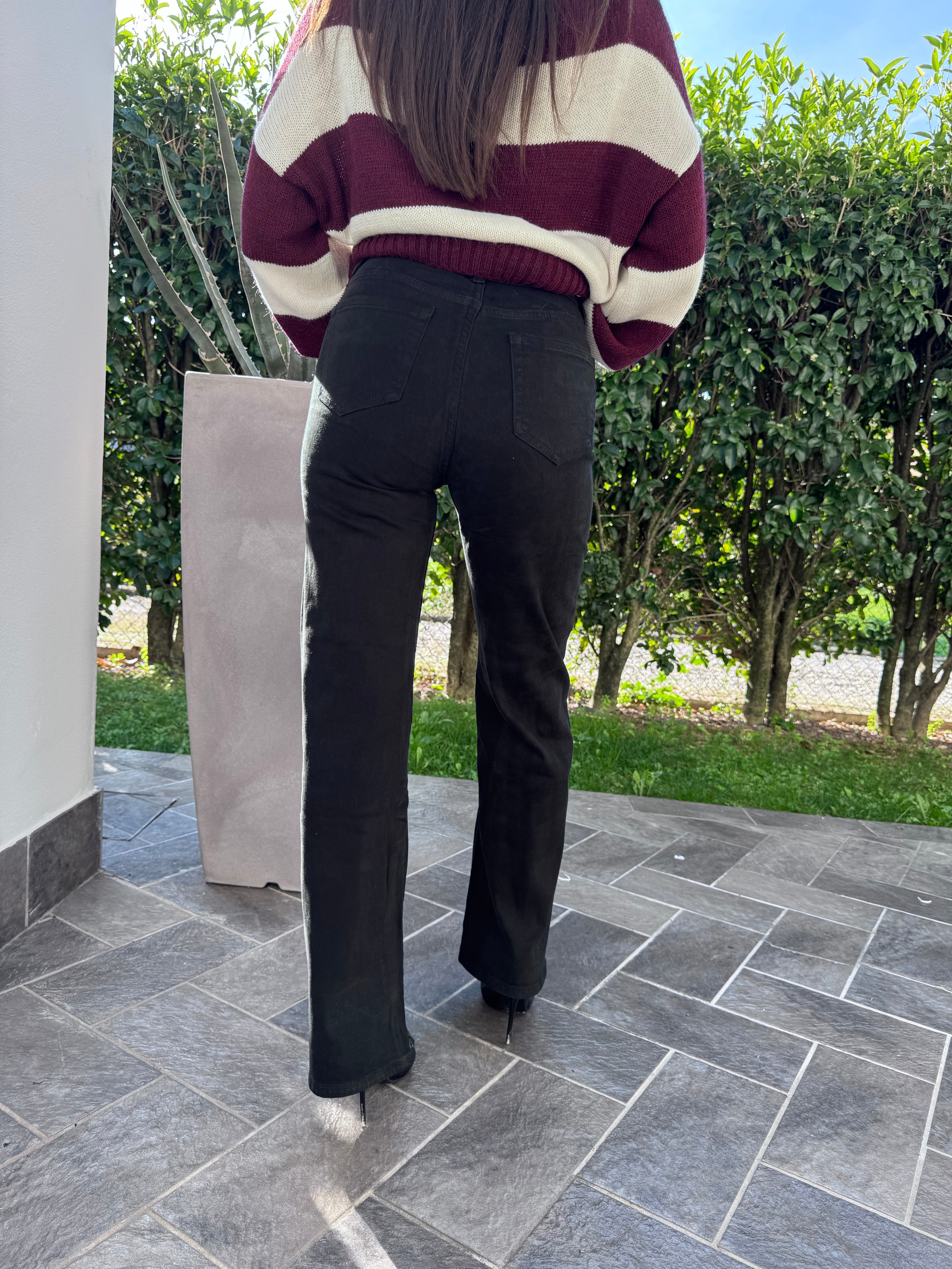 Jeans palazzo black