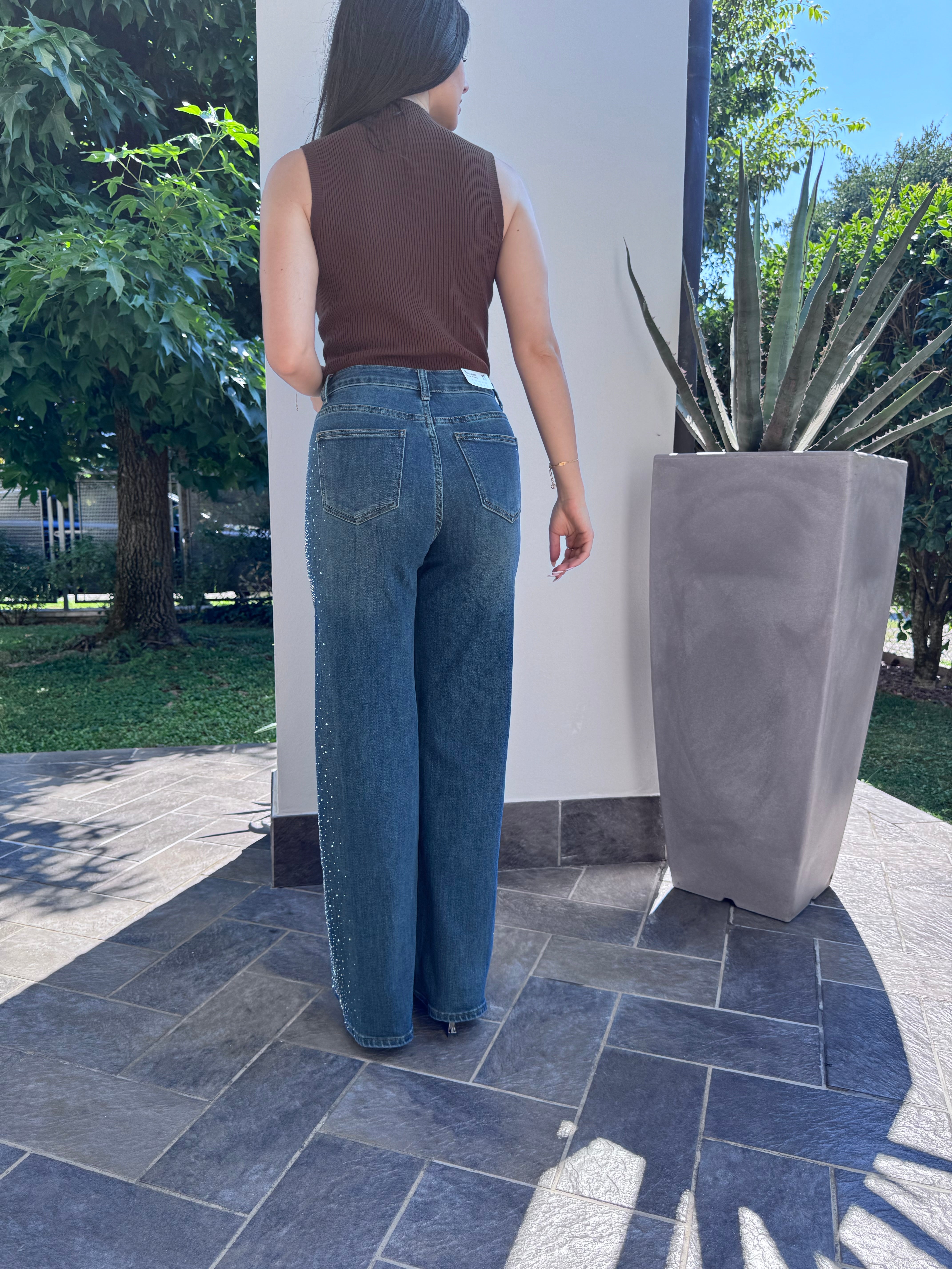 Jeans Swarovski denim