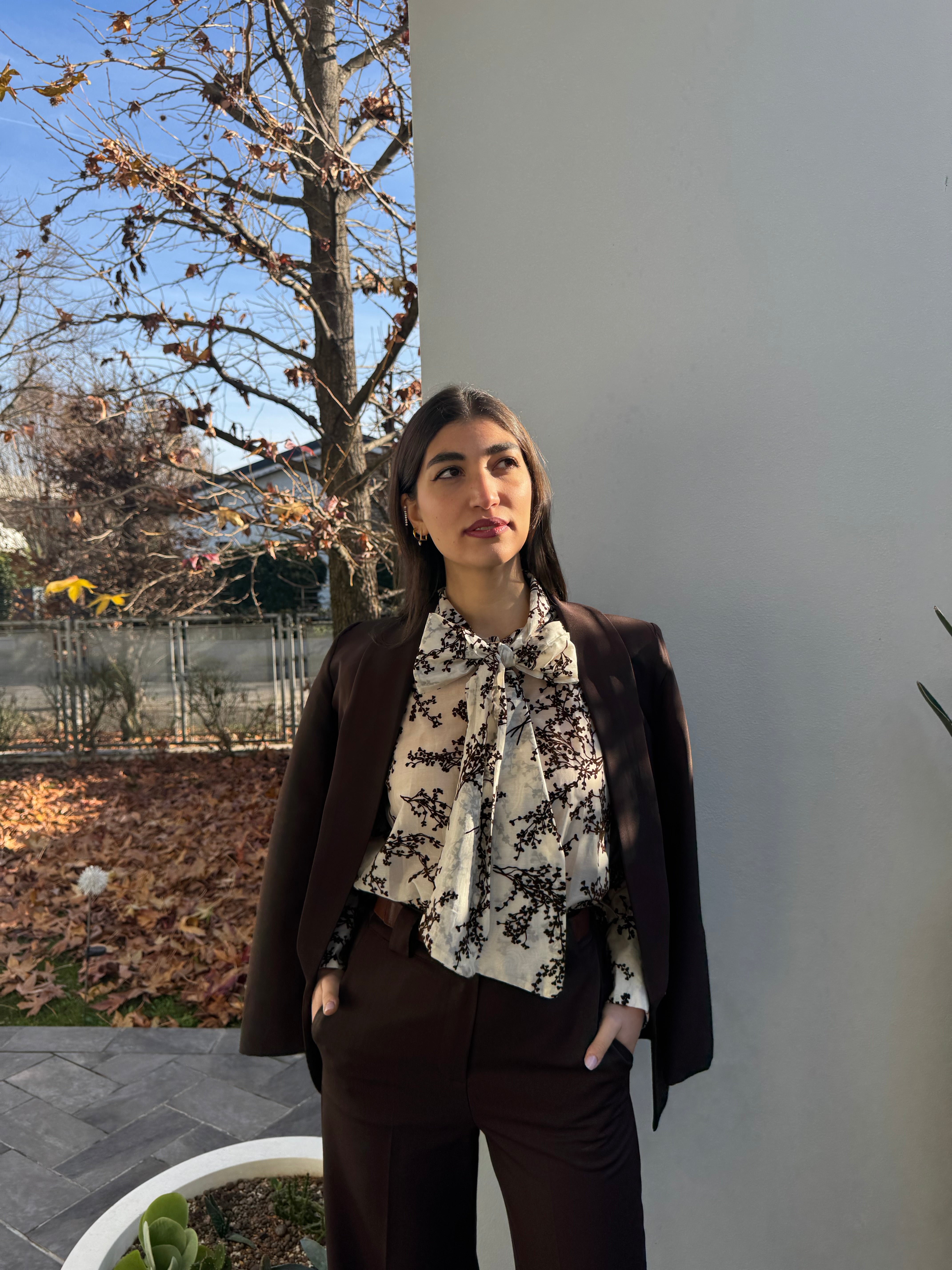 Camicia in tencil arbol