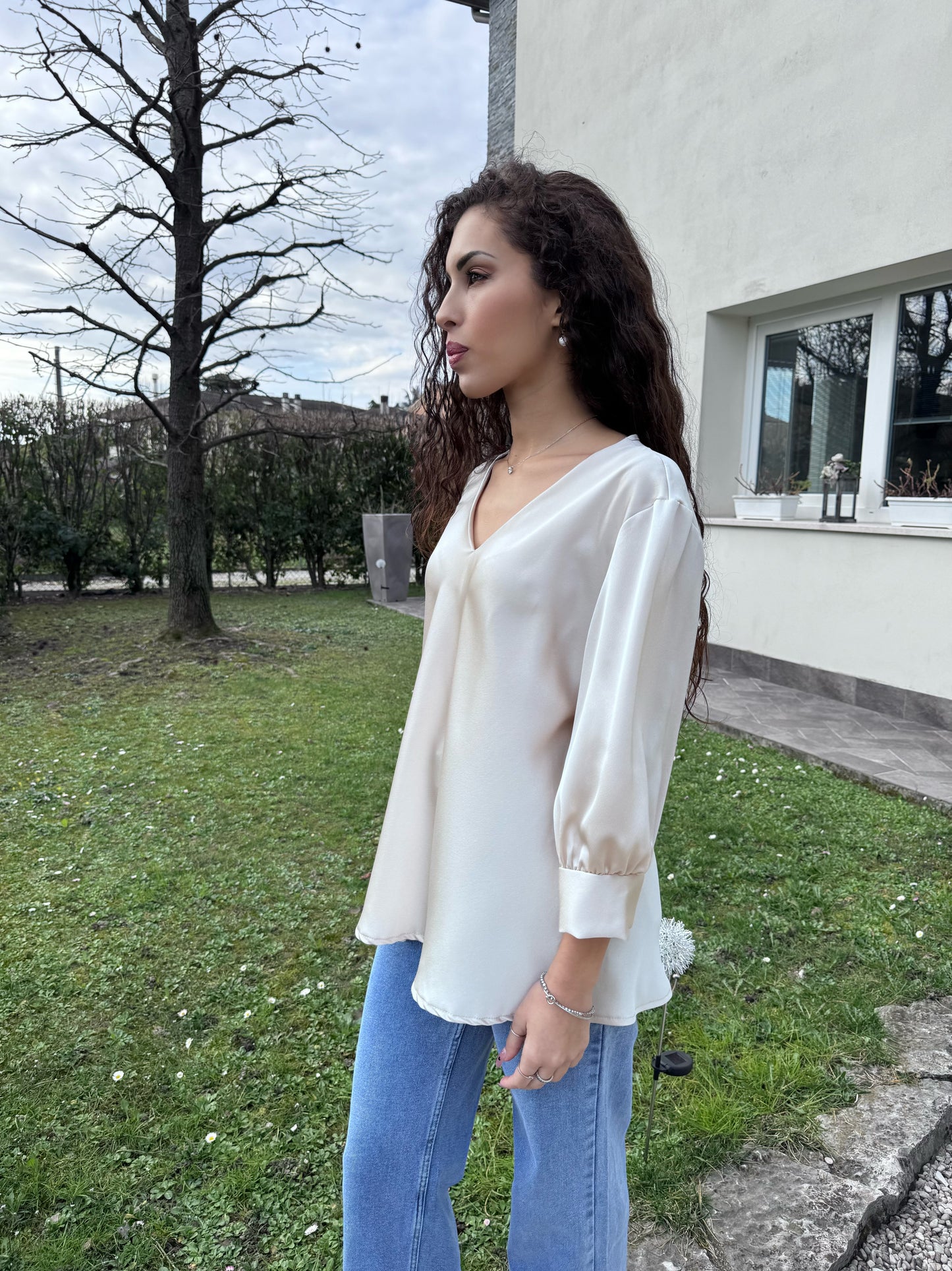 Blusa Sandy beige