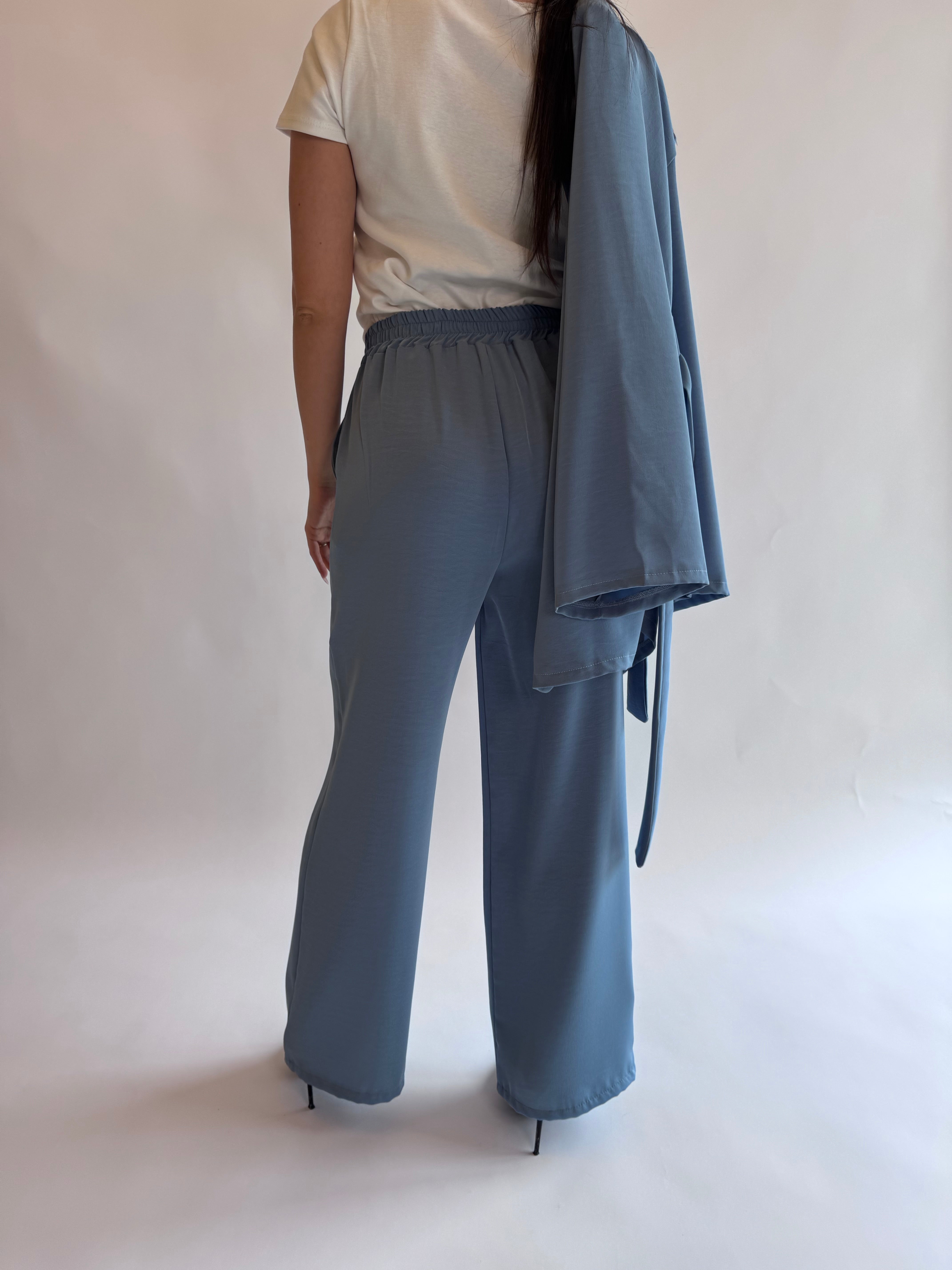 Coordinato spring (giacca+pantalone) azzurro