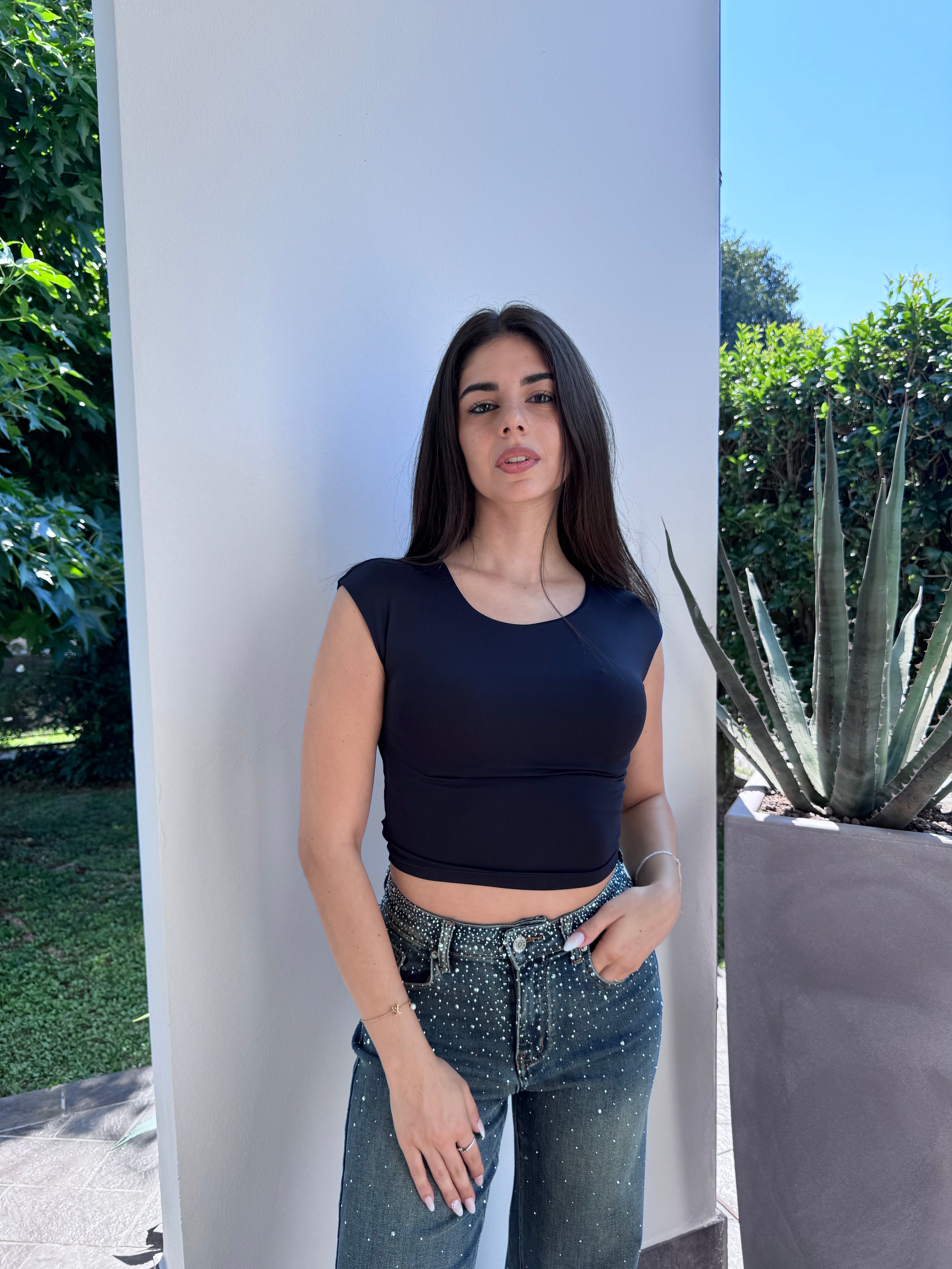 T-shirt crop (2 colori)