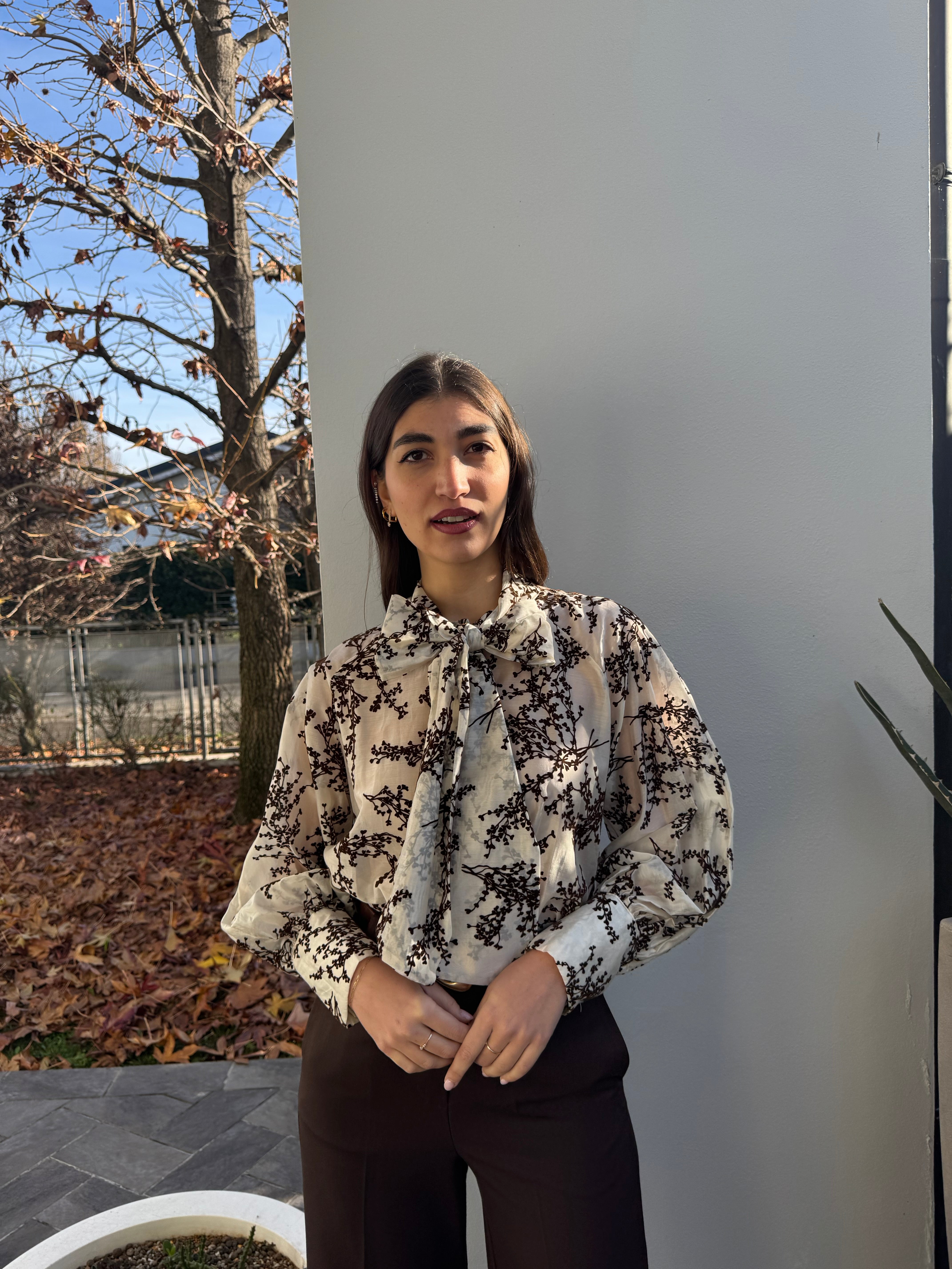 Camicia in tencil arbol