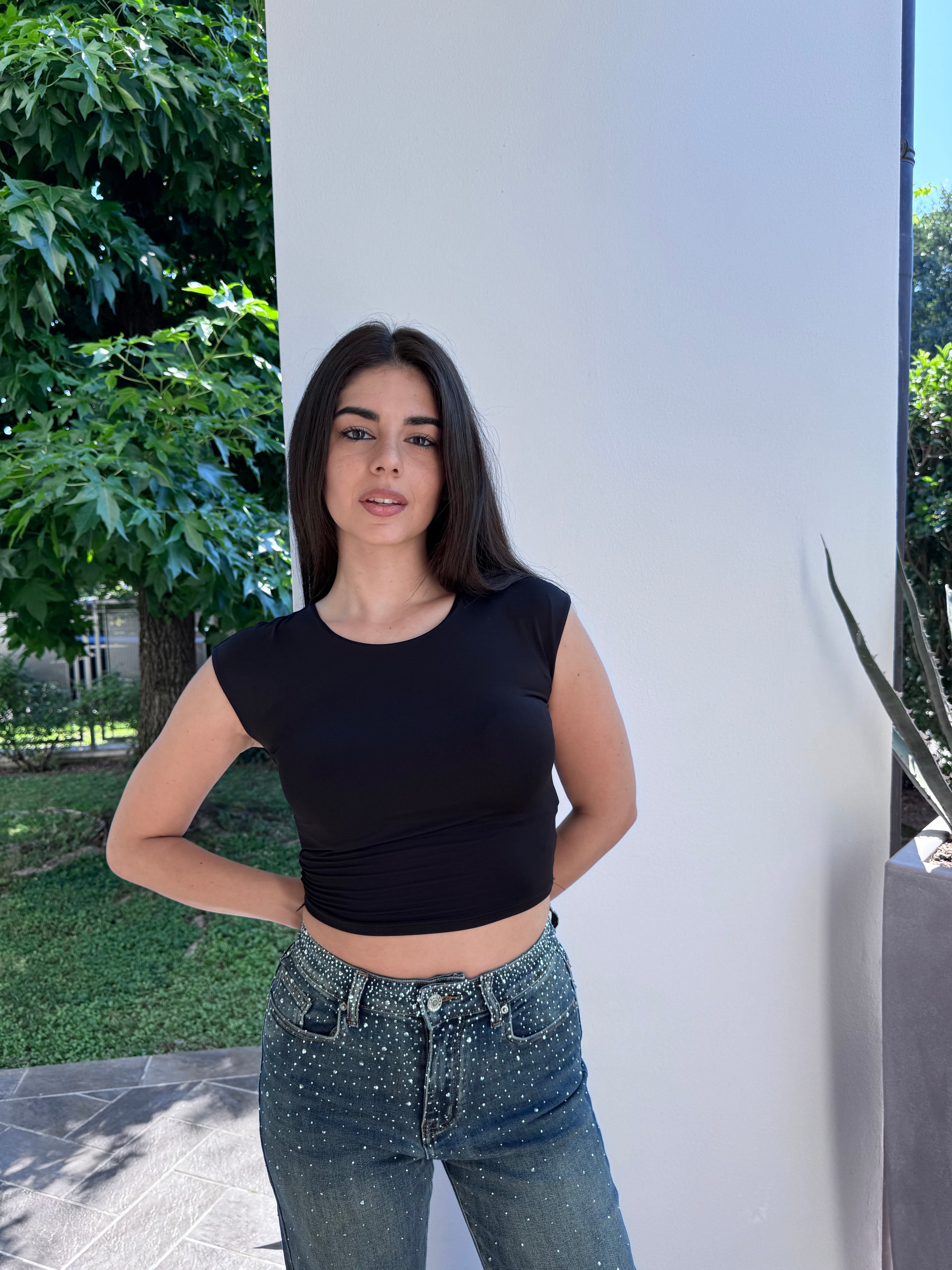 T-shirt crop (2 colori)