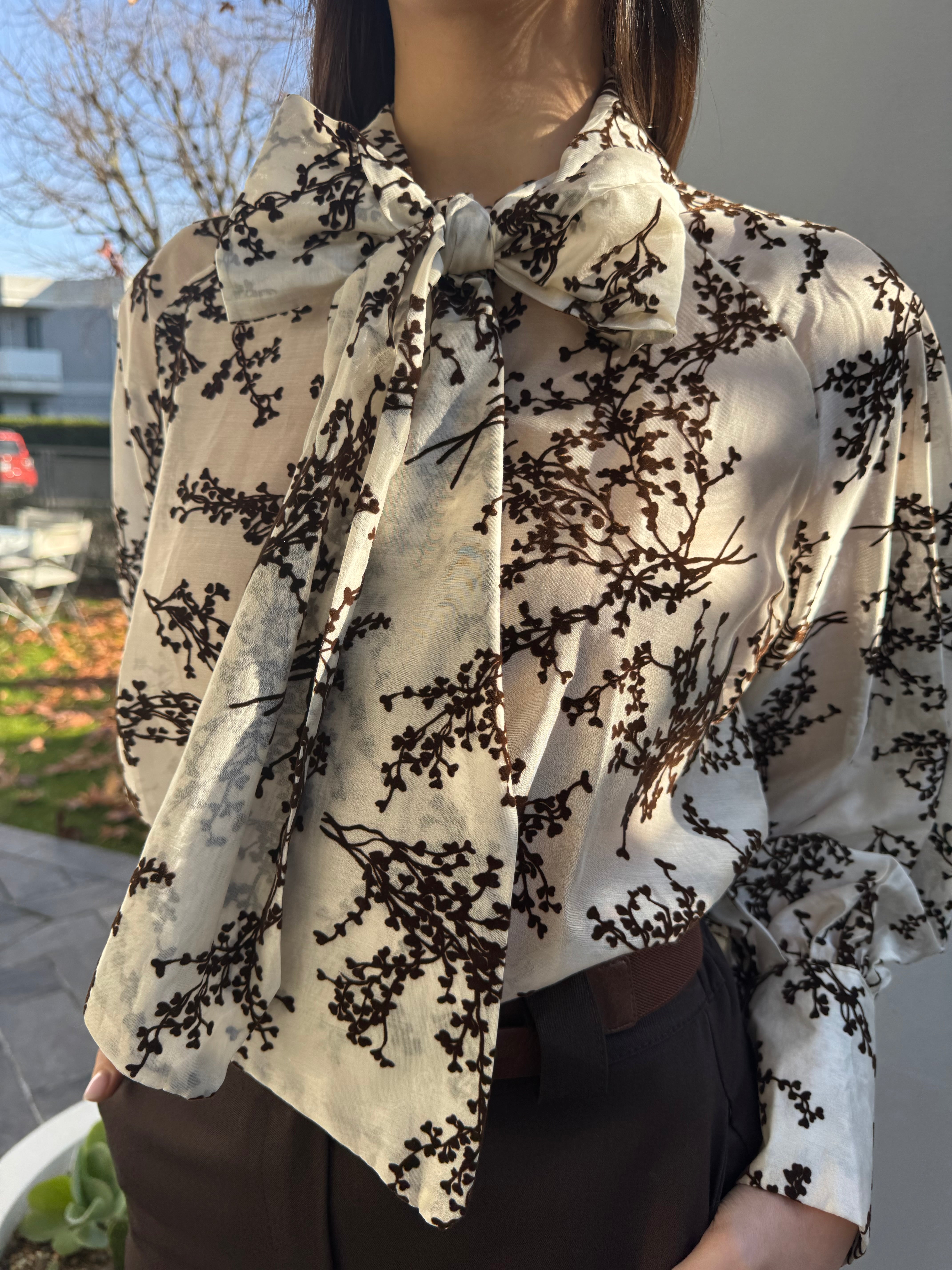 Camicia in tencil arbol