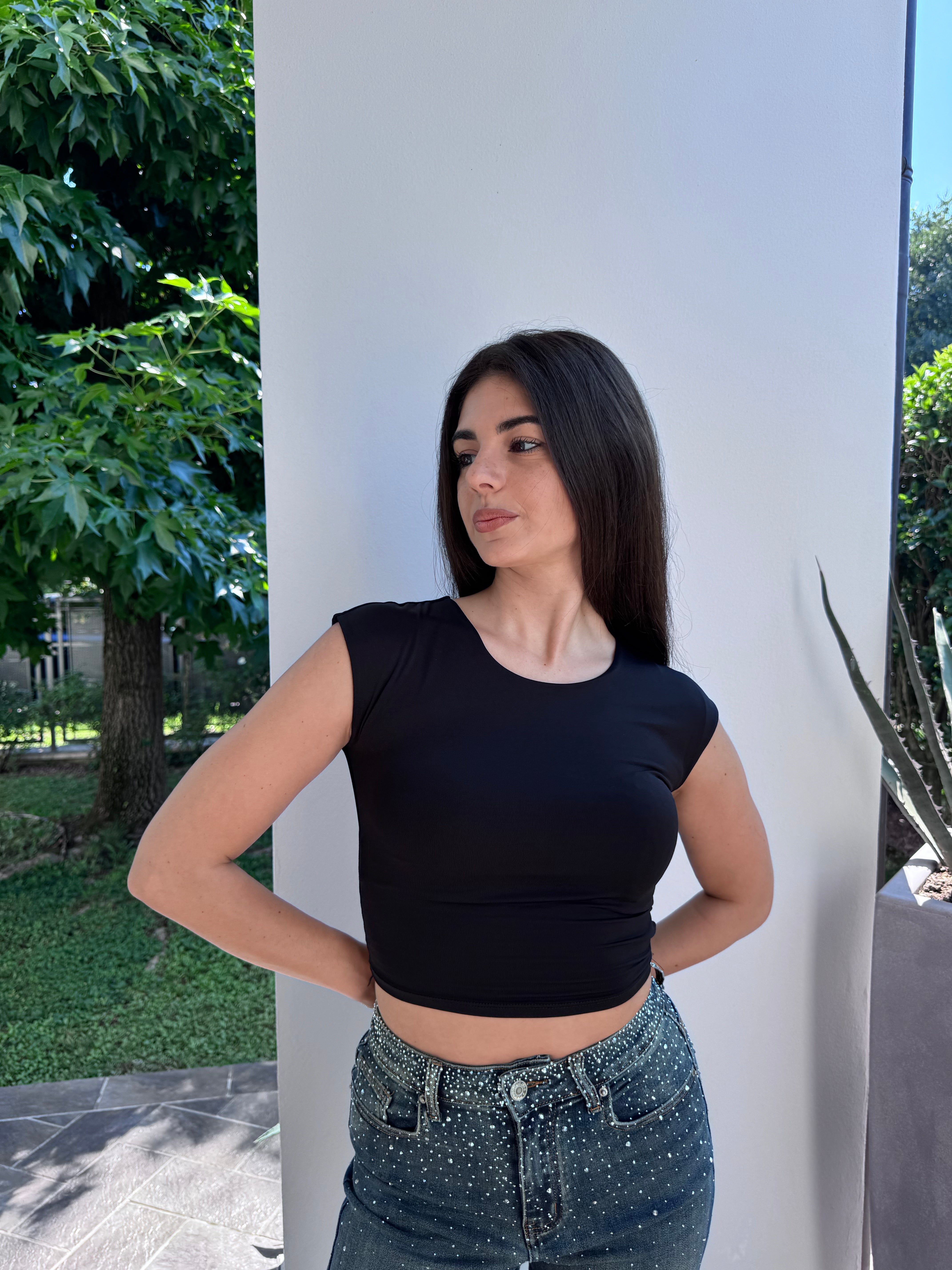 T-shirt crop (2 colori)