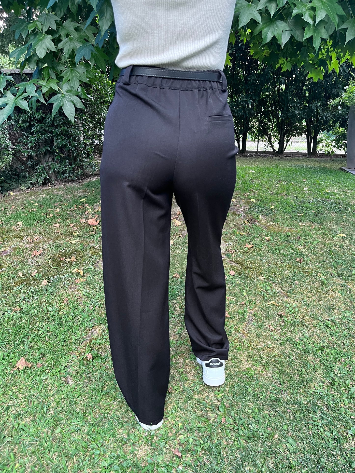 Pantalone palazzo completo black