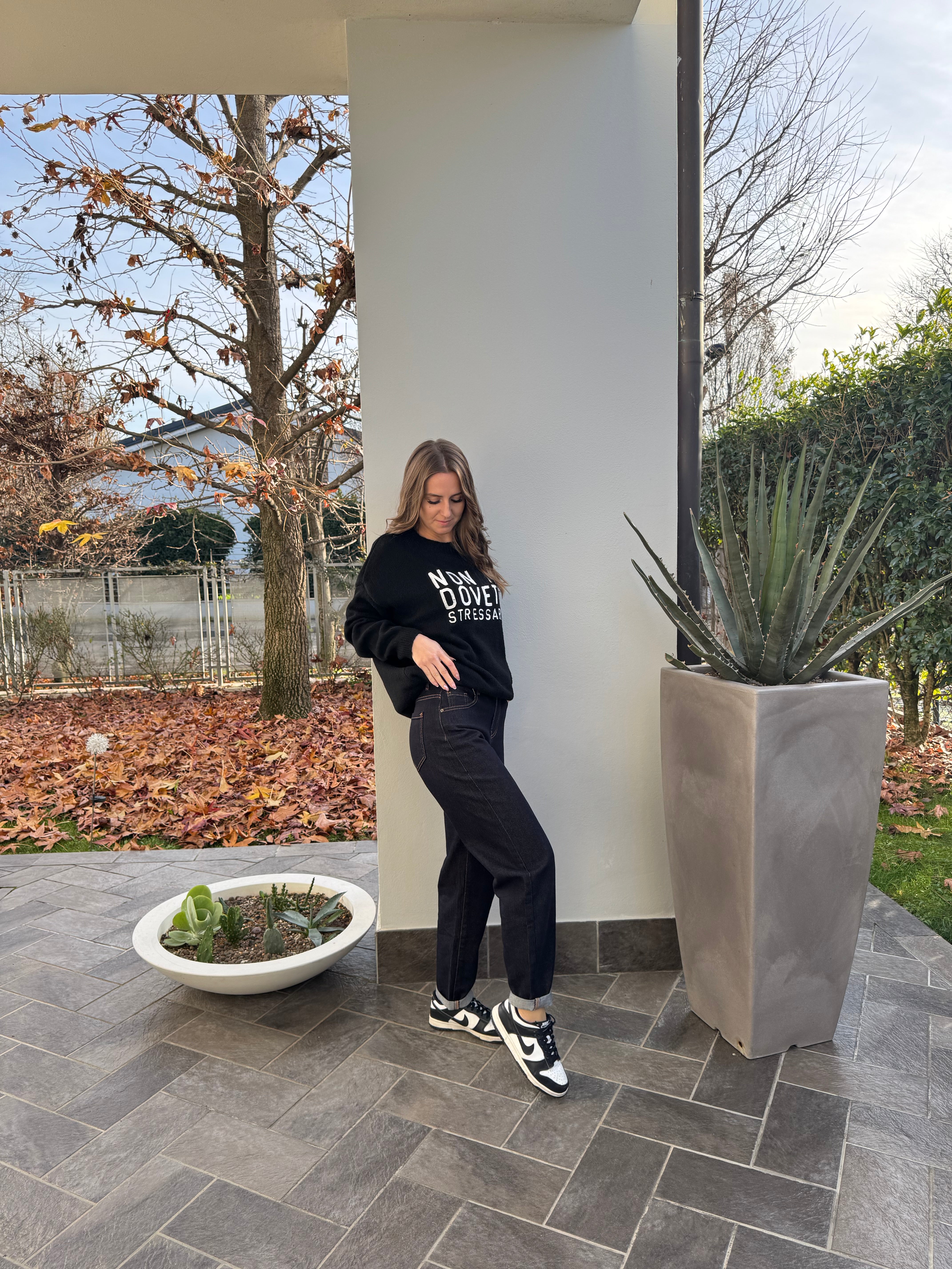 Maglione Non mi dovete stressare