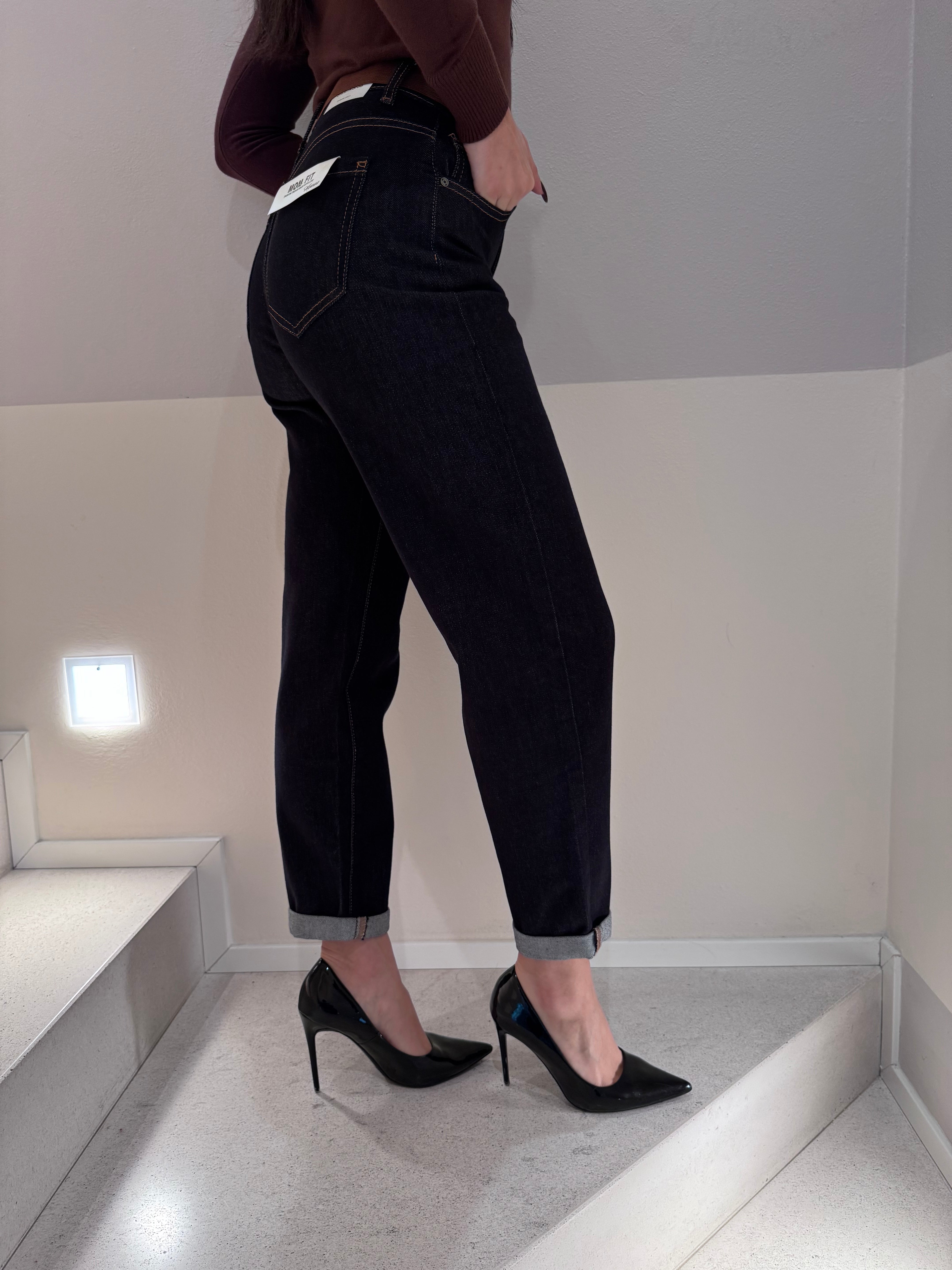 Jeans momfit denim scuro