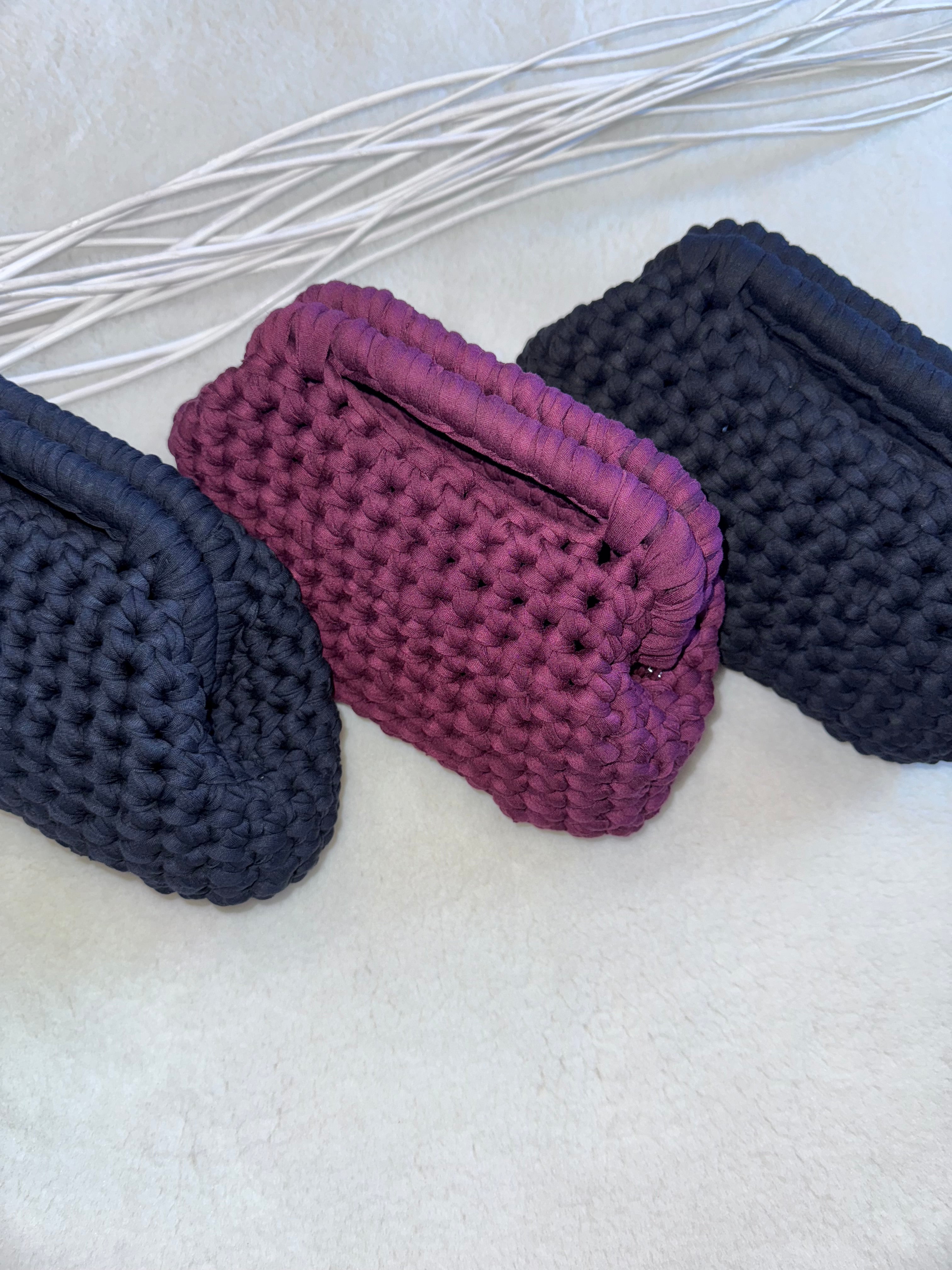 Clutch fatta a mano grande