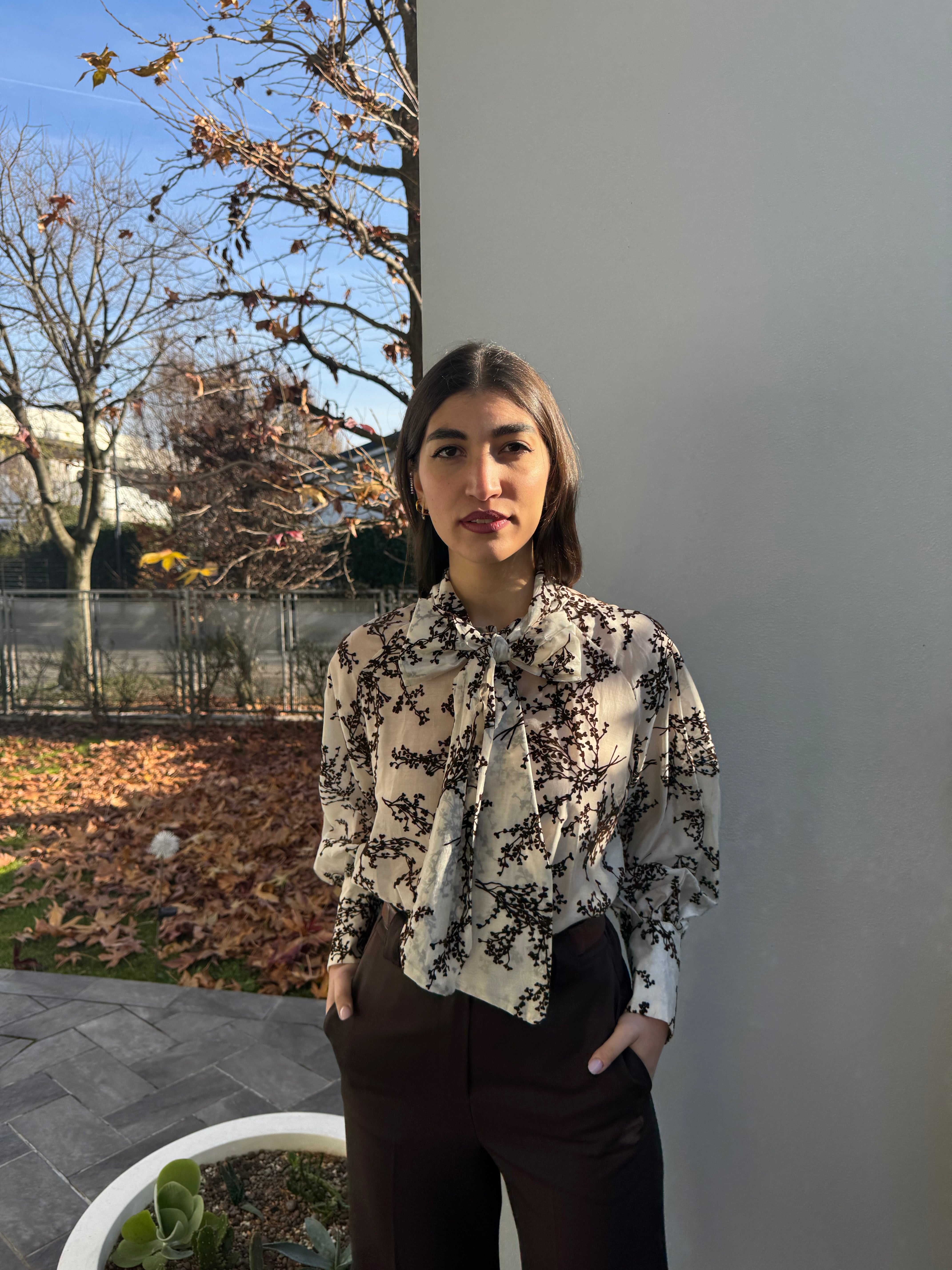 Camicia in tencil arbol